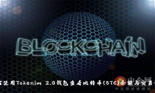 如何使用Tokenim 2.0钱包查看比特币(BTC)余额与交易记录